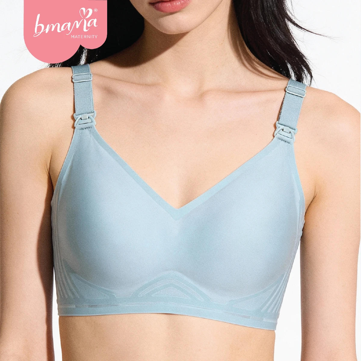 Wholesale Push-Up Seamless No Wire Soft Breathable Quick Dry Ultra-Light Full Cup Everyday Maternity Nursing Sports Bra for