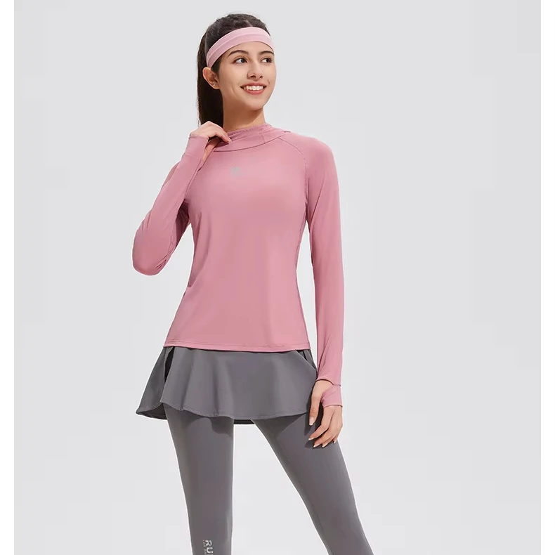 Beautiful Islamic Muslim Sportswear Sets Support Custom Logo Color Design Made From Polyester Nylon Spandex For Women Gym Wear
