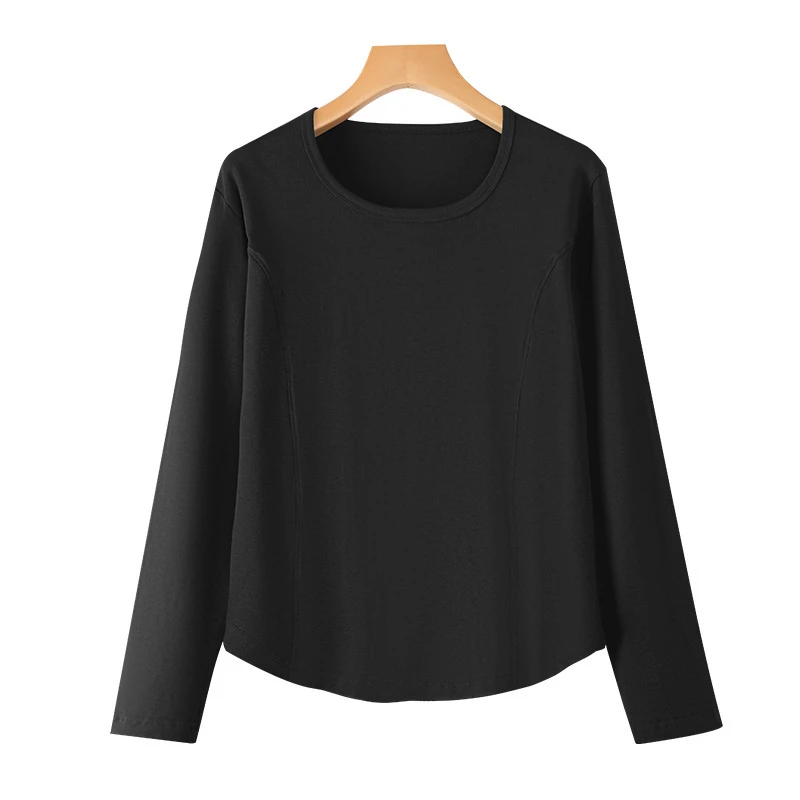 Wholesale Women Round Neck Sports T Shirt Long Sleeve Breathable Workout Fitness Yoga Top