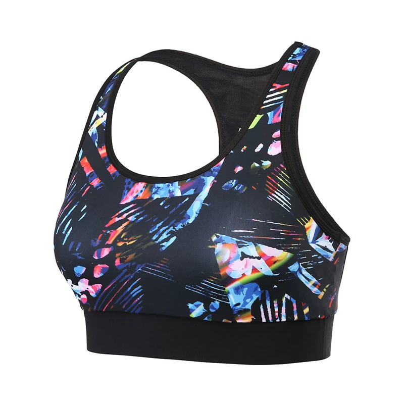 Top Selling Custom Sublimation Women's Yoga Sports Bra Plus Size Lightweight Breathable Quick Dry Eco-Friendly High Quality