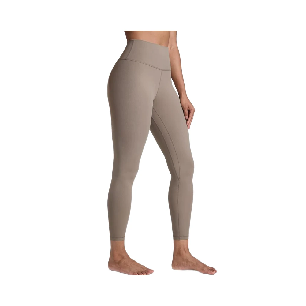 CRZ YOGA Breathable Color Blocking Wrinkle-Resistant High Waisted Yoga Leggings 25