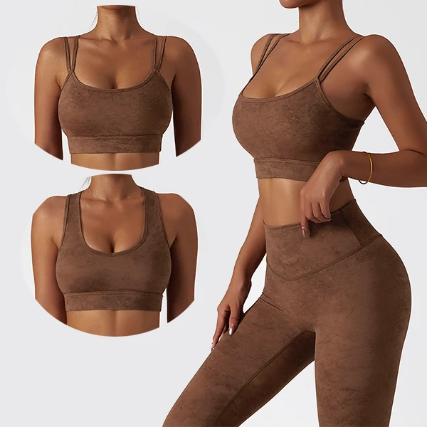 2023 New Arrival Four-way Stretch Training Camouflage Yoga Set Fitness Sets Women's Comfortable Yoga Set