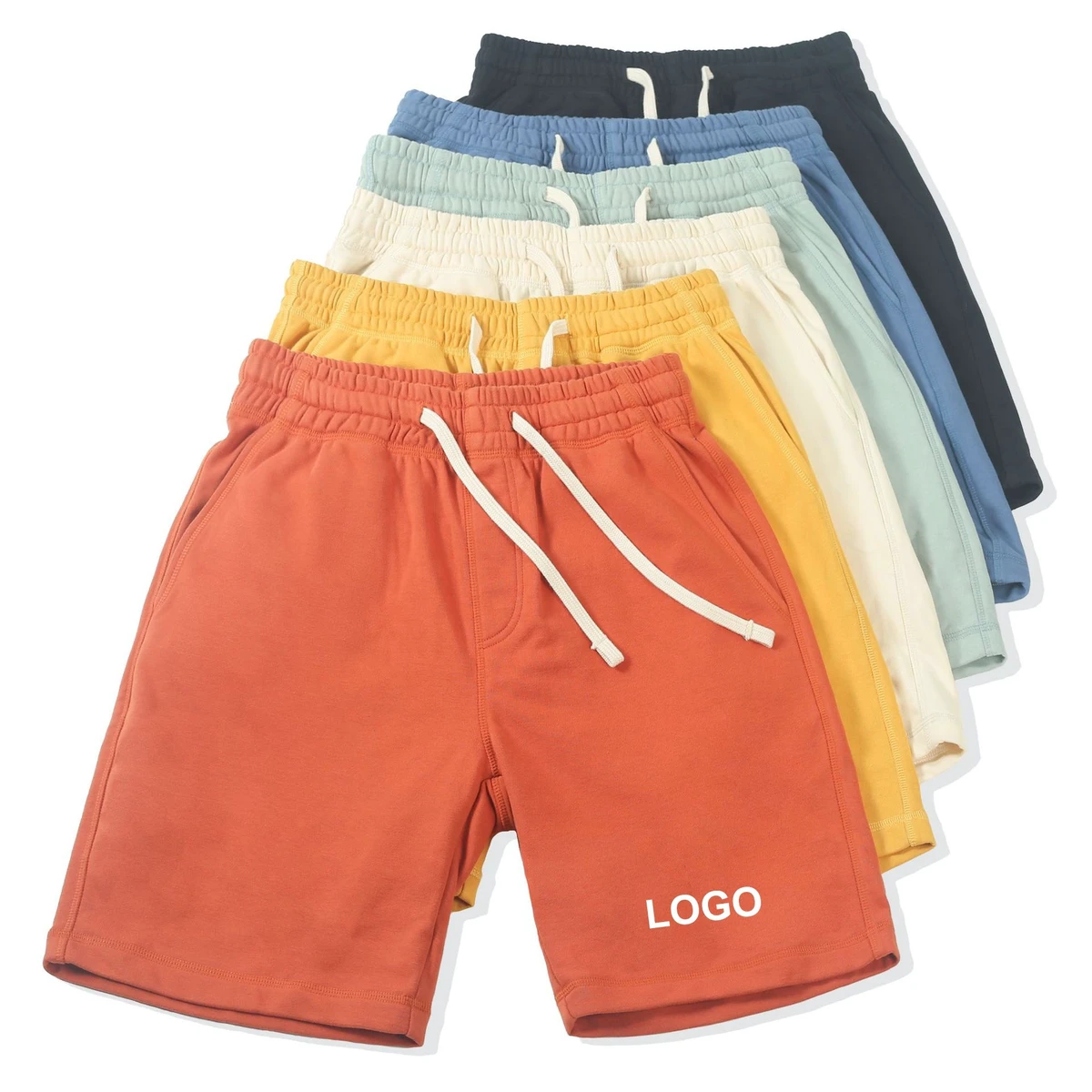 Workout Jogger Sports Clothing Casual Cotton Men Sweat Shorts Elastic Waist With Pockets Wholesale Blank Sweat Shorts