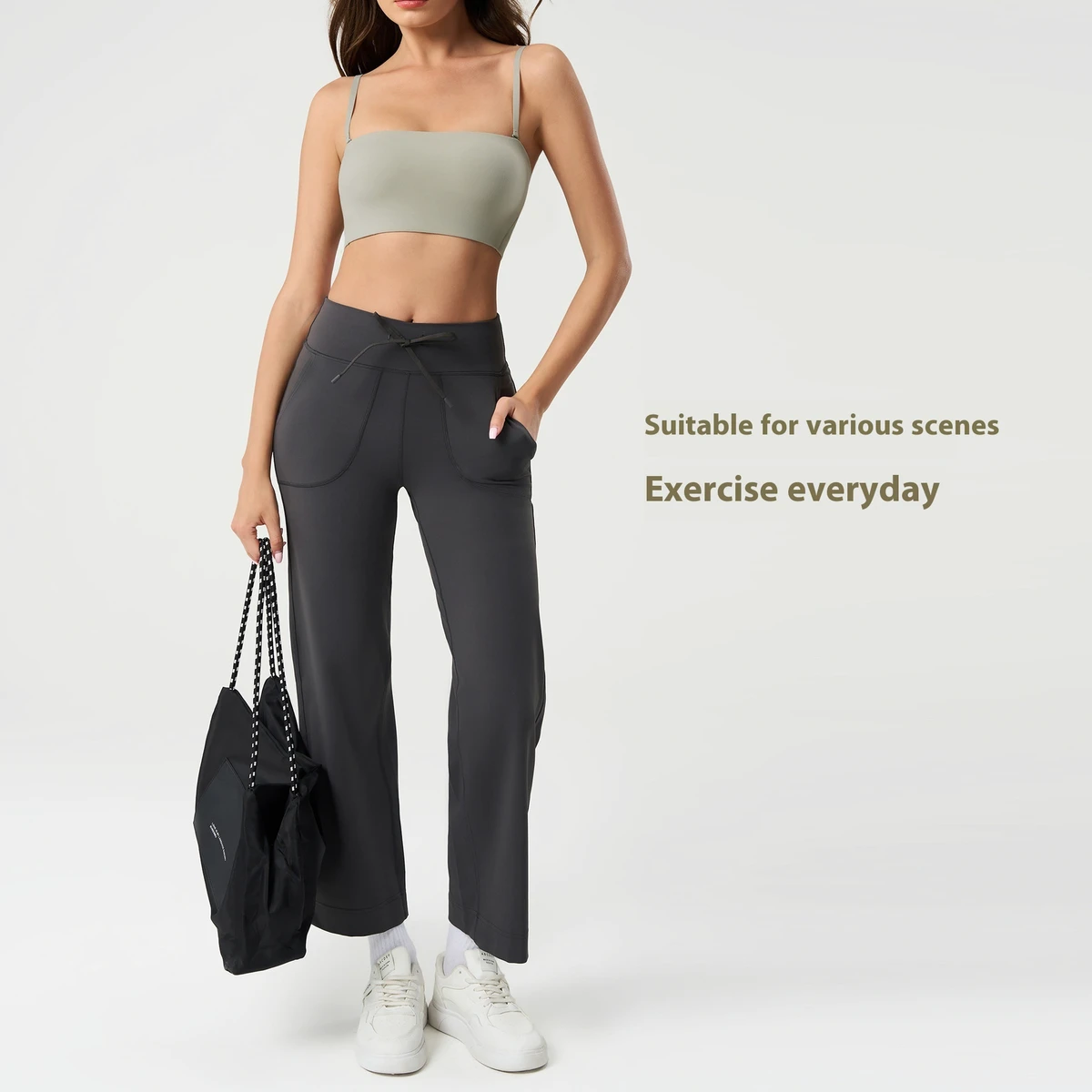Plus Size Lightweight Breathable Seamless High Support Sports Bra with Adjustable Straps Nude Color for Yoga & Fitness Quick Dry