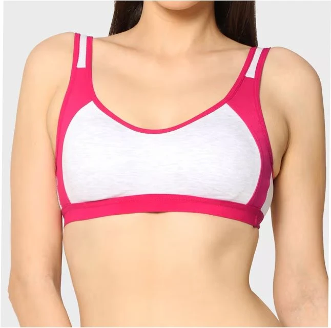 Breathable Quick Dry Plus Size Lightweight Women's Yoga Sports Bra Medium Support Adjustable Straps Removable Pads Seamless