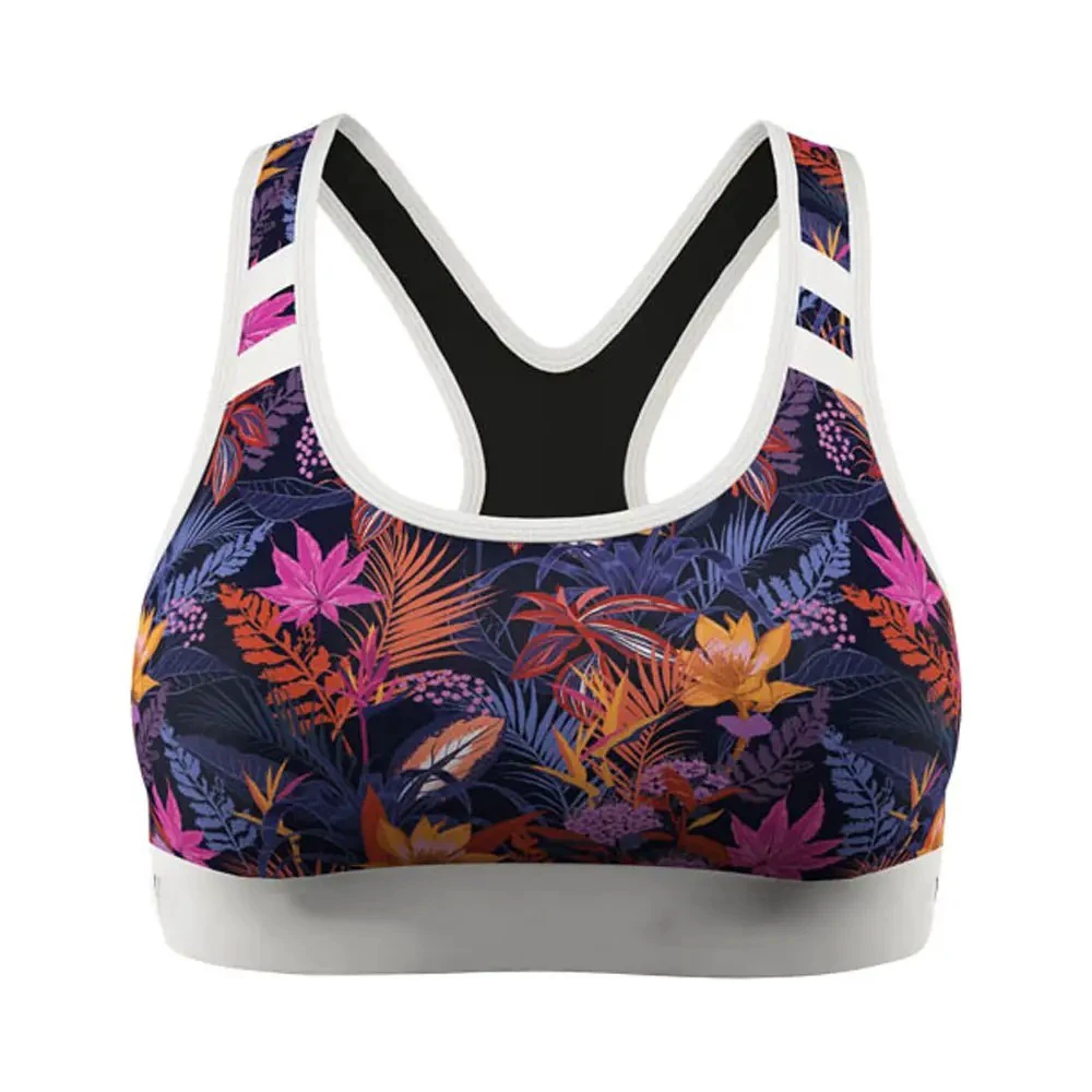 Wholesale High Quality Breathable Plus Size Wireless Push Backless Front High Support Rhinestone Women Red Sports Bra for
