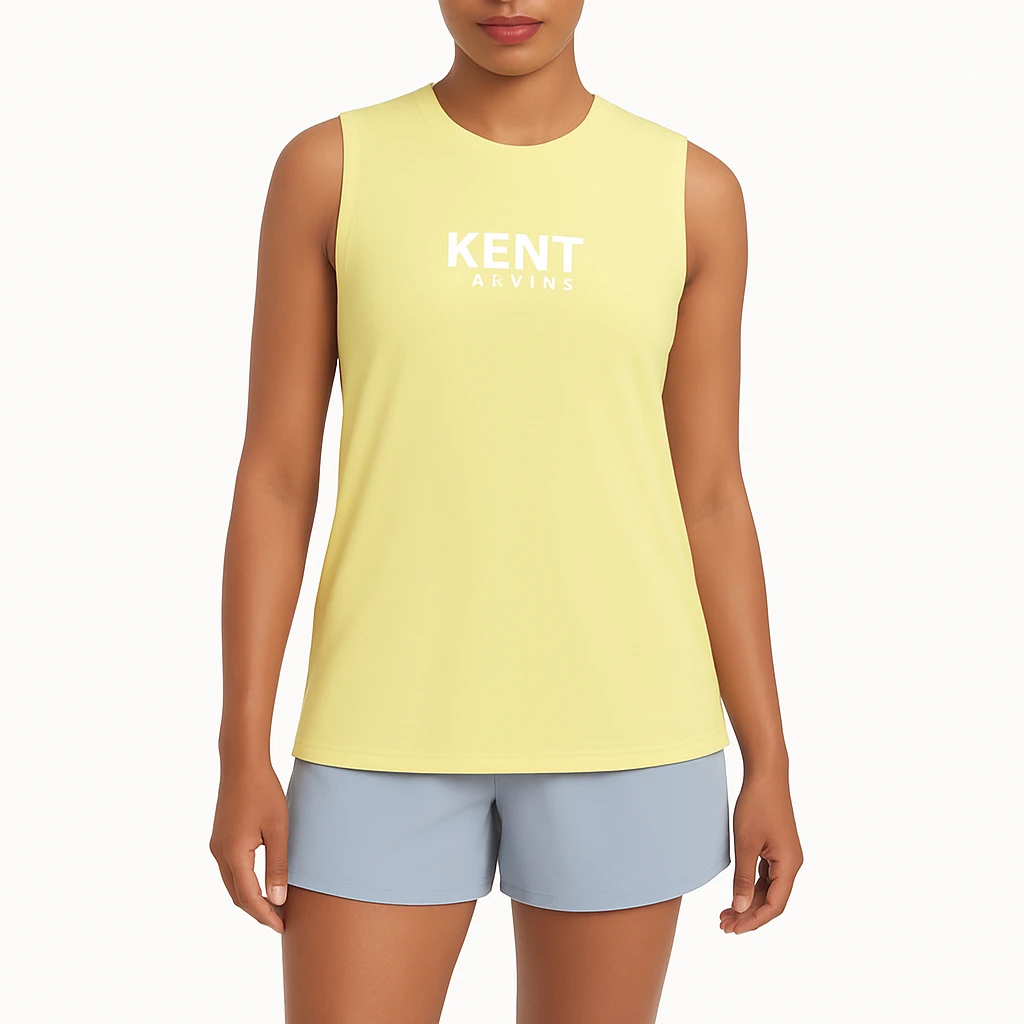 Custom Active Tank Tops for Adults Breathable Lightweight Nylon Spandex Stretch Fit Sweat-Wicking Gym Yoga Fitness Plus Size