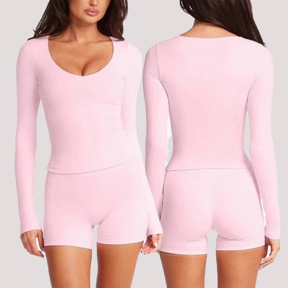 High Quality Workout Fitness Long Sleeves Gym Sportswear Sports Yoga Tank Top with Logo for Woman