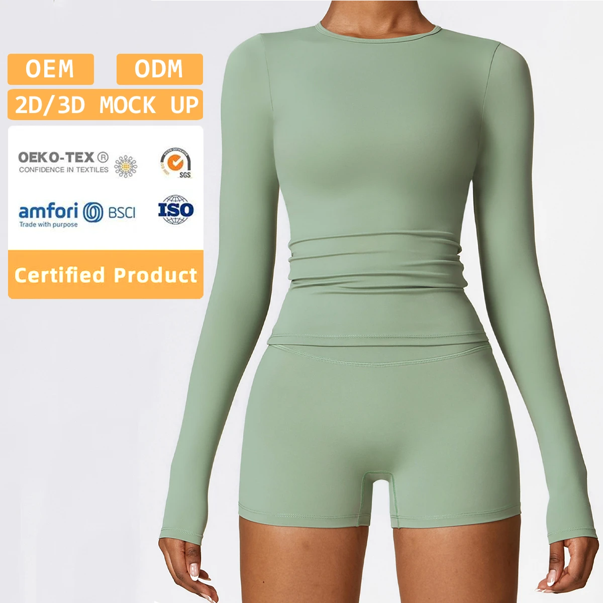 Winter Plush Long-Sleeve Yoga Activewear High-Intensity Fitness Apparel Running Sporty Long-Sleeve Top for Pilates