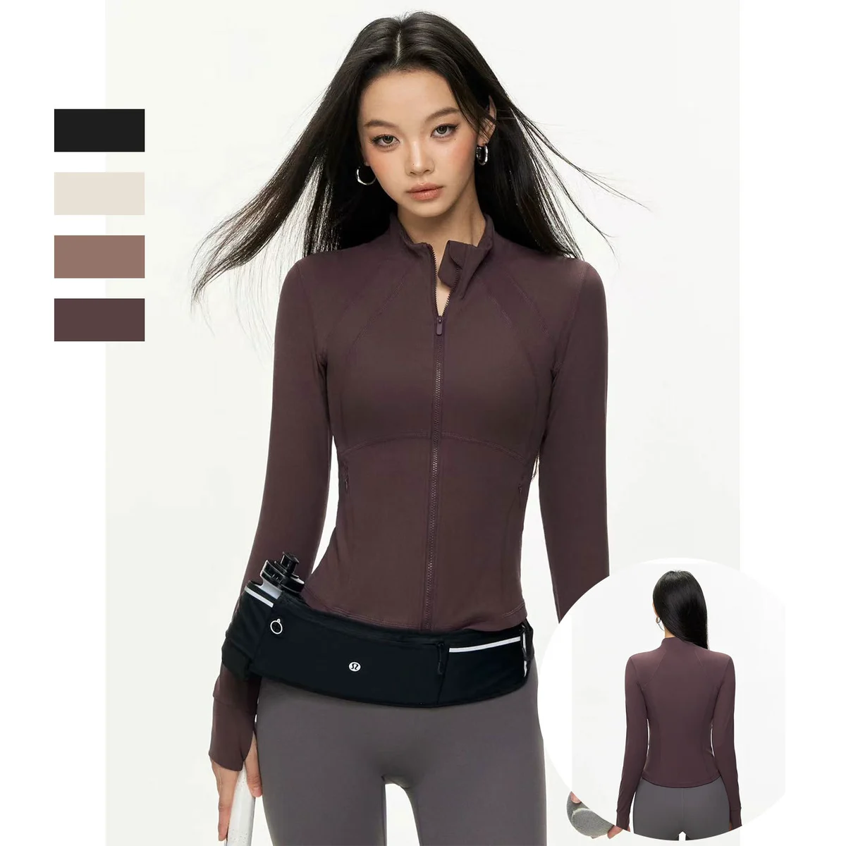 2026 Wholesale Lightweight Yoga Tank Tops Workout Gym Fitness Sportswear Clothes Plus Size Seamless Four-Way Stretch Long Sleeve