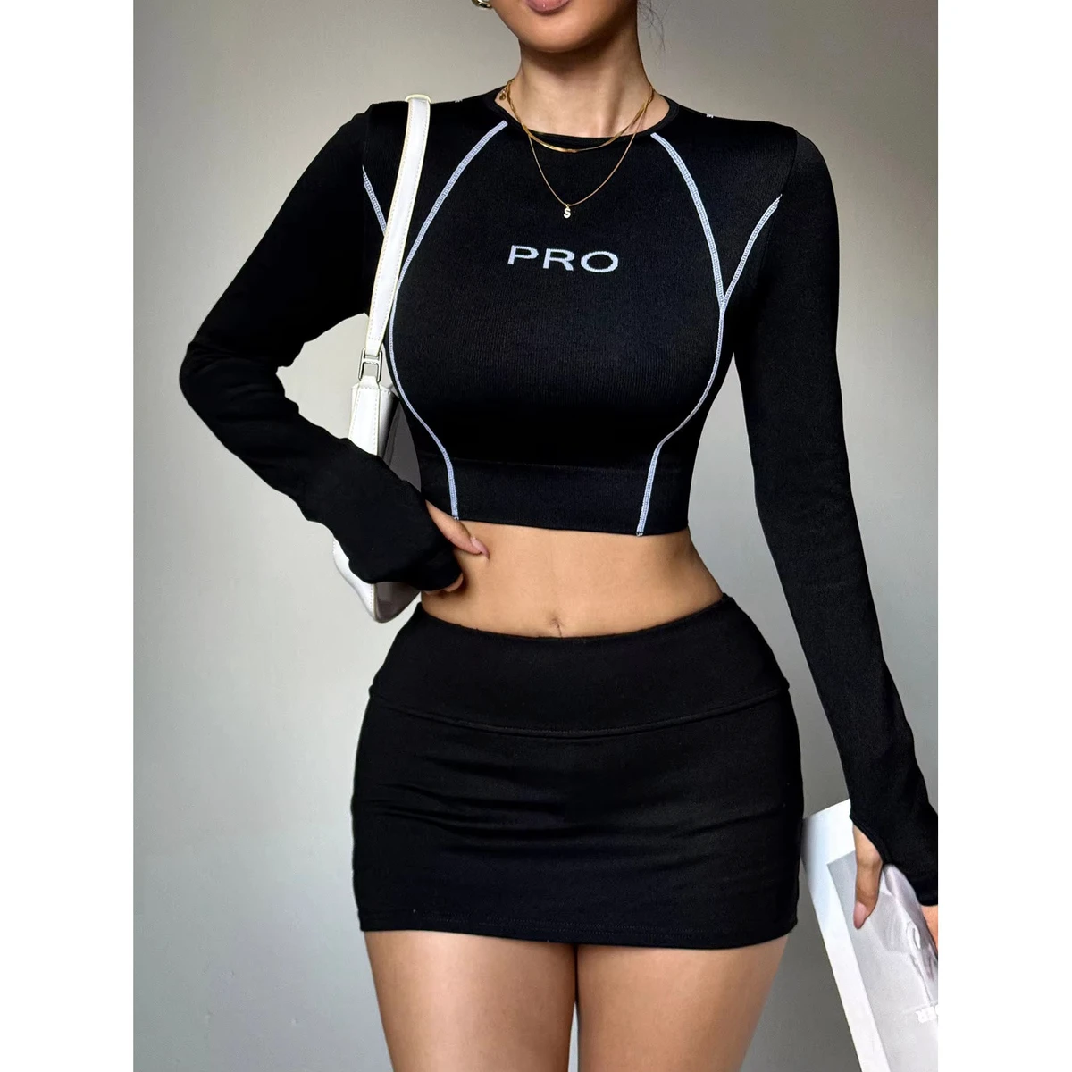 Under Lulu Custom Women's Breathable for Yoga Long-sleeved Top Tight-fit Cross Stretch Backless Quick-drying Outdoor Sports