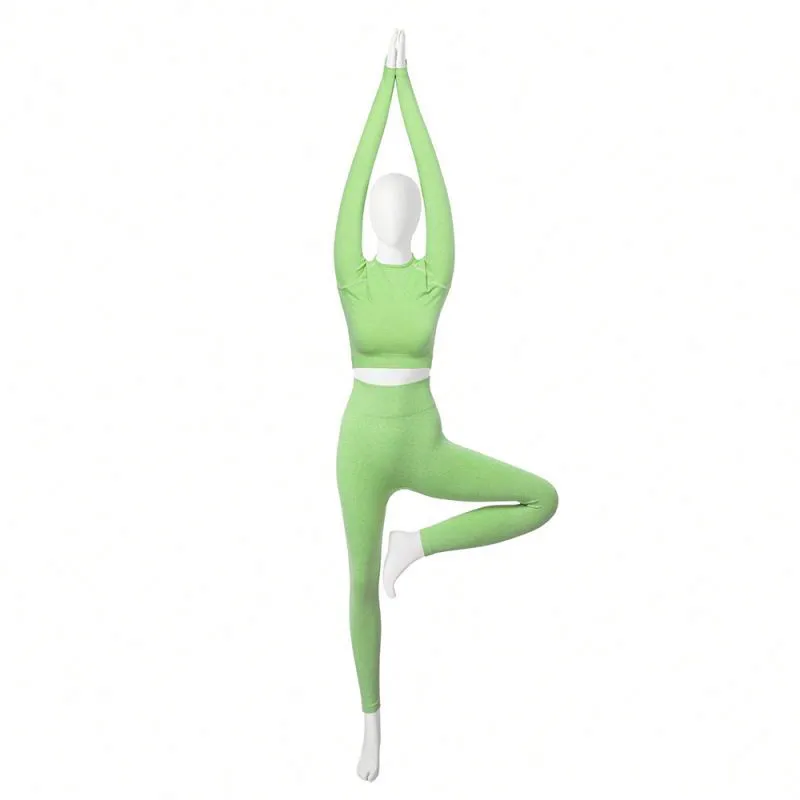 Wholesale Tie Dye Sportswear Yoga Suit Long Sleeve Jumpsuit Athletic Wear Gym Legging Set Fitness Body Suit Yoga for Women
