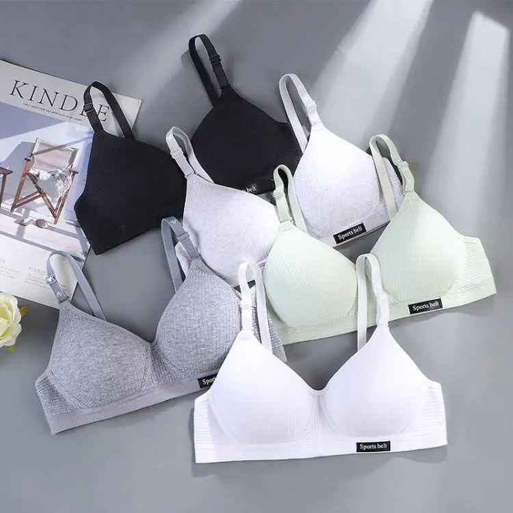 Girl Training Bras Underwear Back Buckle Design Bralette Adolescent Comprehensive Breathable Teenager Girl Sport Tops Bra