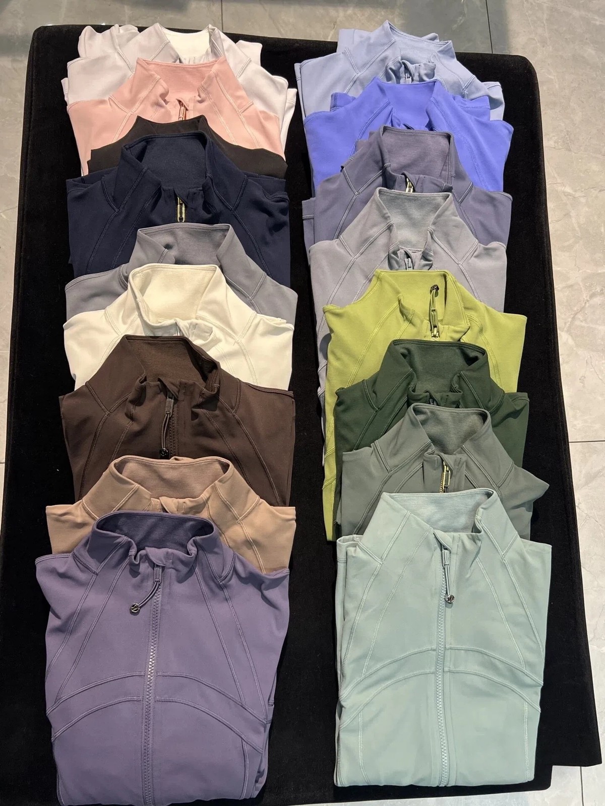 Fashion Women's Solid Plus Size Long Sleeves Yoga Top Quick-Dry Full Zipper Jackets Running High Stretch Fitness Pilates Jacket