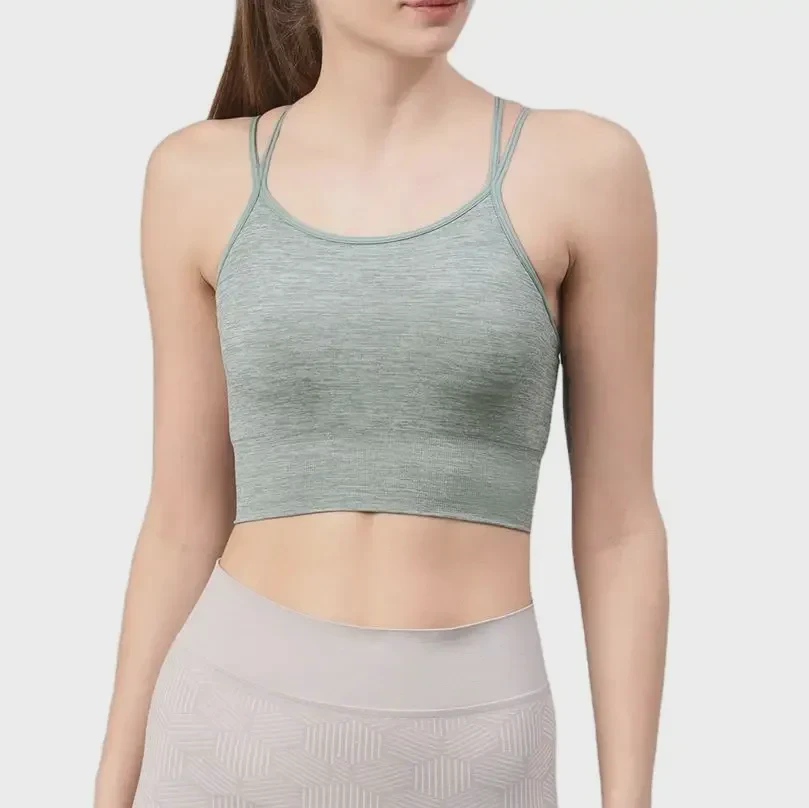 Women Fitness Gym Adjustable Sport Bras Female Yoga Underwear Front Zipper Running Push Up Sports Bra