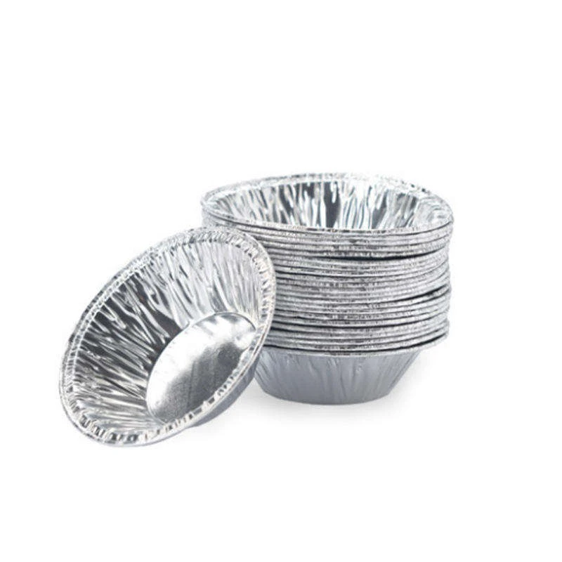 Hot Selling Classic Disposable Aluminum Egg Tart Base Mold for Kitchen and Home DIY Cake Tools