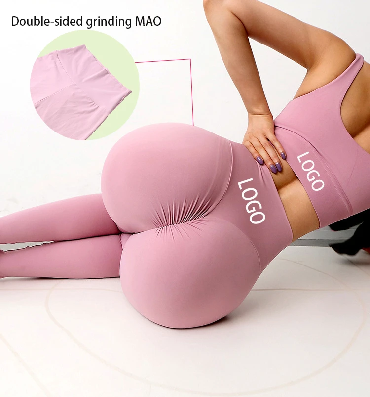 80% Nylon 20% Spandex Women Scrunch Butt Leggings ,Workout Fitness Gym Wear Athletic Hip Lifting High Waist Yoga Pants