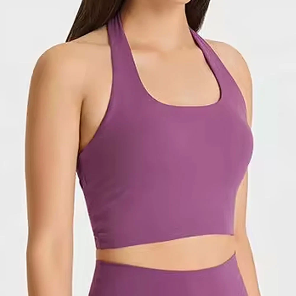 2025 New High Quality Women Sport Bra Back Pocket Running High Support Seamless Sports Bra Racer back Active wear