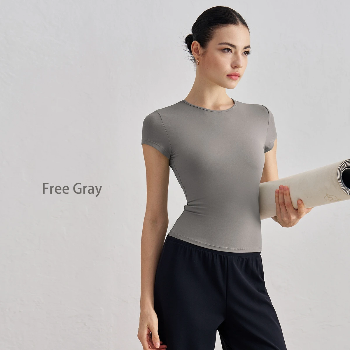 Wholesale Short Sleeve Workout Tops for Women Seamless Women's Compression Shirt Yoga Running Athletic Shirts Soft Gym Tops