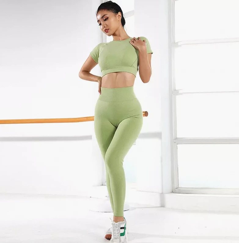 Eco-Friendly Yoga Suit Sports Suit Long-Sleeved Fitness Sports Yoga Suit