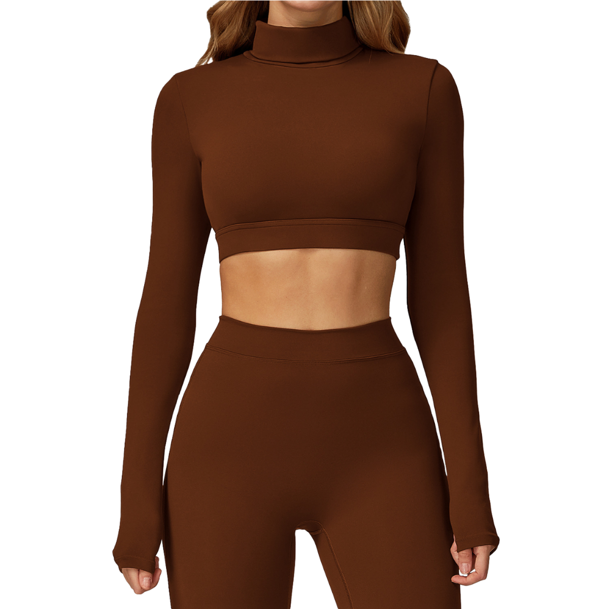 New Arrival Women's Brushed Yoga Long Sleeve Crop Top Open Back Hollow Front Active Stretch Quick Dry Skin Friendly Running Gym