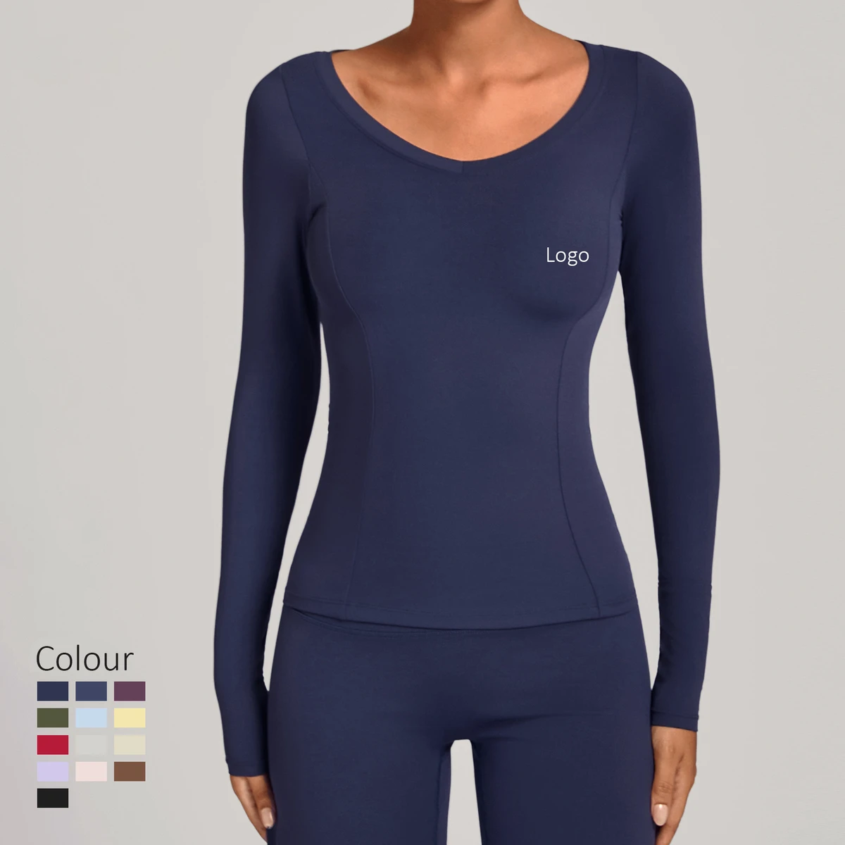 New Fashion Lightweight Breathable Seamless Long Sleeve Yoga Wear Outdoor Casual Top Running Fitness Tight Dance T-Shits