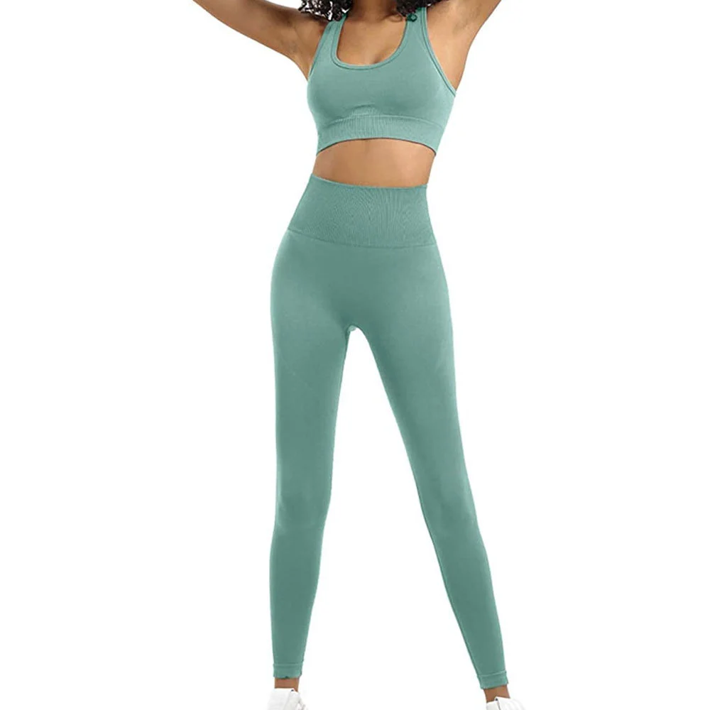 Breathable Solid 3-Piece Yoga Set for Women with Automatic-Cut Technology Quick Dry Fabric for Pilates & Gym Workouts