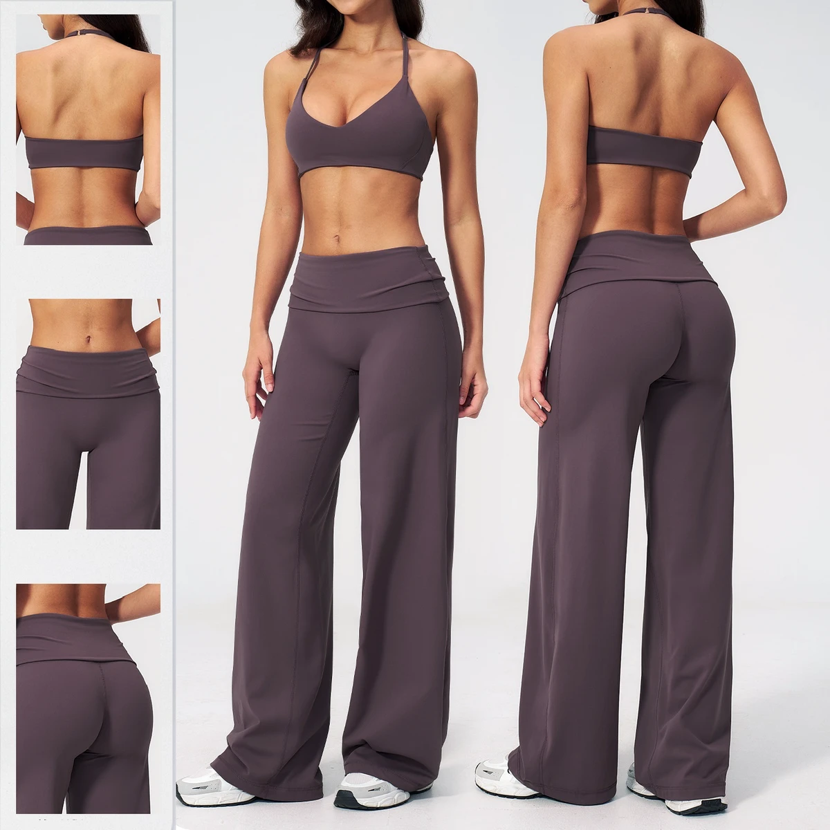 Hot Selling 2PCS Yoga Set Quick Dry Sports Bra High Waist Leggings Gym Fitness Sets For Women