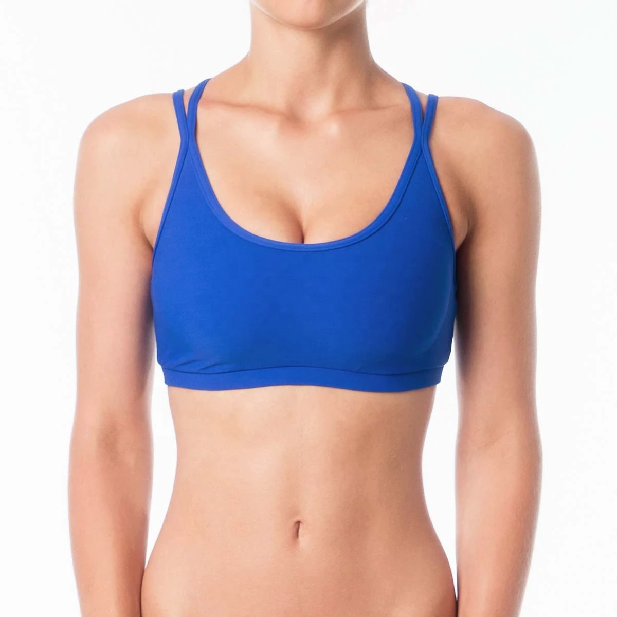 Gym Sports Fitness Women's Running Yoga Bra Tops Crisscross Straps Eco-Friendly Medium Support Custom Logo Crane Sports Bra