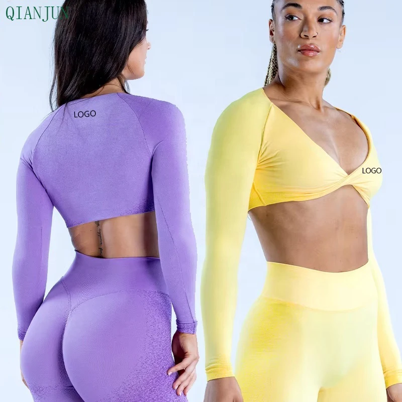 2025 Custom Logo Seamless Yoga Active Women Sports Workout Activewear Gym Fitness Sets Wear Clothes For Women