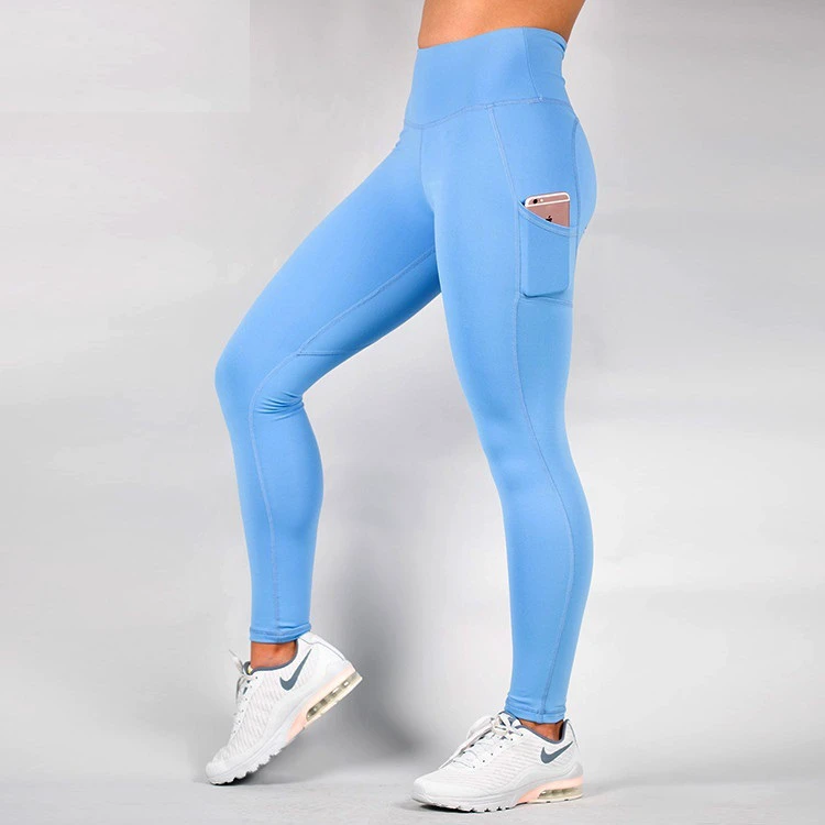 High Waist Compression Leggings Breathable Women Yoga Leggings Sportswear for Gym Custom Logo Casual Style Women Yoga Leggings