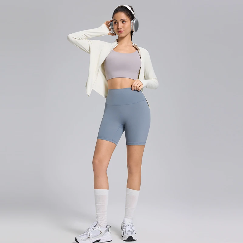 Custom High Quality 6 Piece Yoga Wear Suits Sportswear Gym Leggings Activewear Sports Shorts Bra Women Workout Fitness Yoga Sets