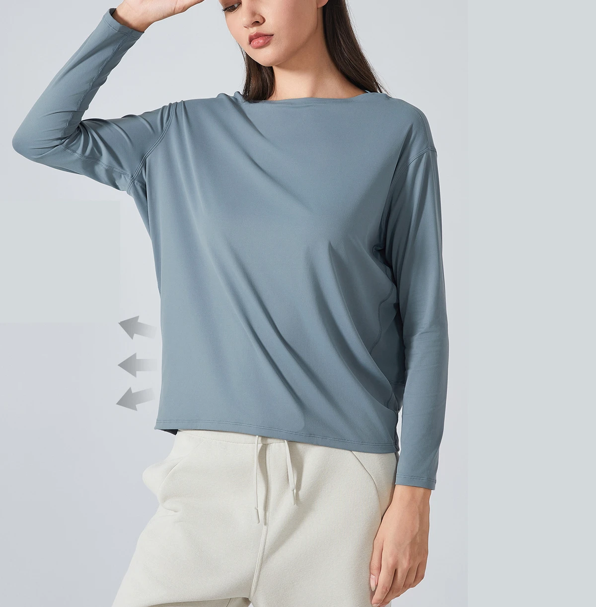 High Quality Loose Fit Quick Dry Sports Yoga t Shirt Women t Shirt Long Sleeve t ShirtWholesale