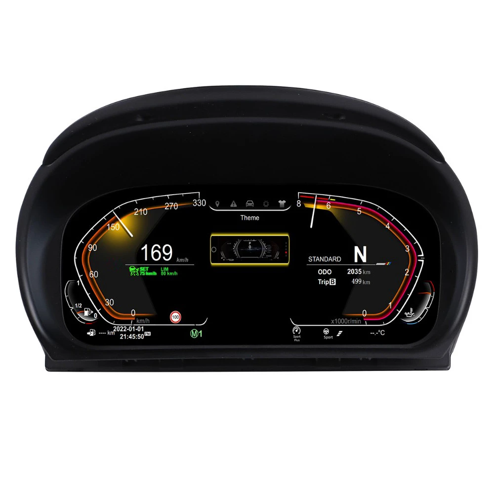 12.3 Inch Screen LCD Instrument Panel Dashboard Speedometer Digital Cluster for BMW 3 Series E90 E91 E92 E93 E30 E60 2005-2012