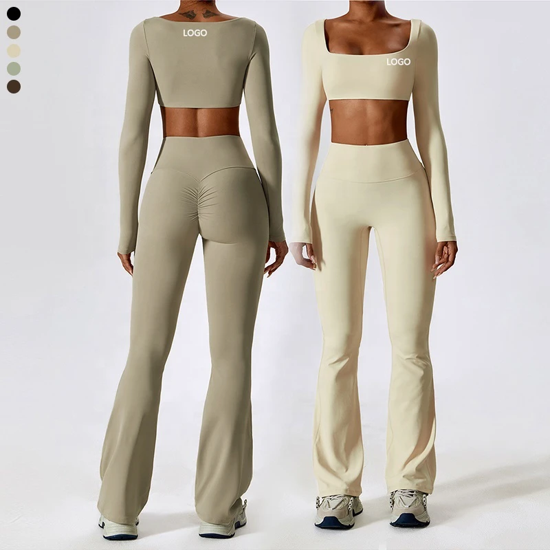 Long Sleeve Buttery Soft Sport Wear Slim Fit Quick-Dry Shirts Crop Tops Sexy Lightweight Fitness Workout Gym Yoga Tops for Women