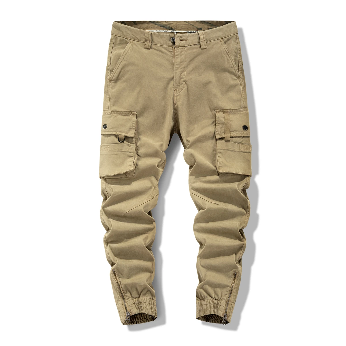 2022 High Quality 97% Cotton/3% Spandex Workout Solid Color Exercise Sweatpants Gym Jogger Men Pants