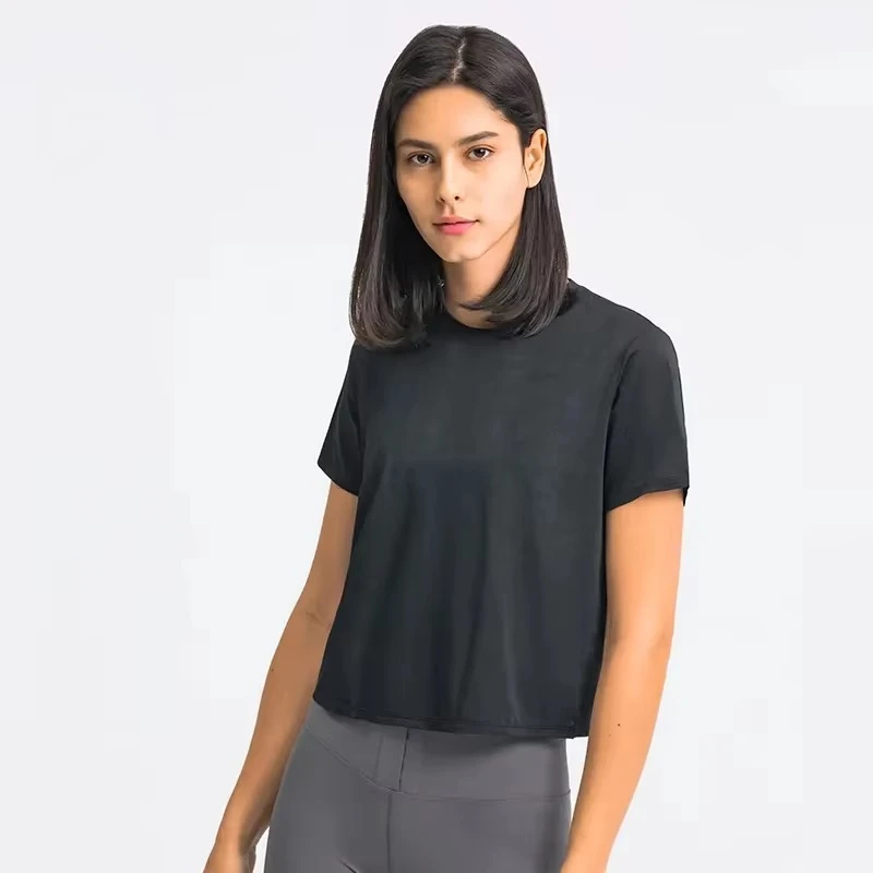 High End Girls' Fitness Yoga Crop Tank Tops Active Stretch Eco-Friendly Full Sleeve Racerback Spandex/Polyester Gym Workout