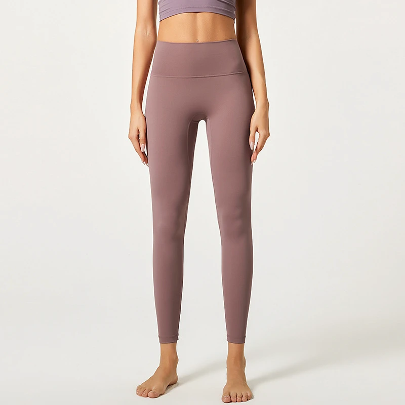 Hot Sale High Quality Gym Yoga Pants XL Size Fitness Exercise Leggings Elastic High Waist Custom Logo Solid Color Plus