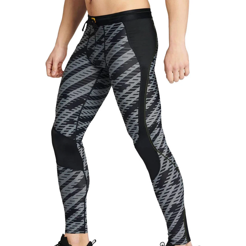 Slim Fit Elastic Waist Leggings Solid Color Athletic Gym Tights Breathable Water Resistant Quick Dry Anti-Bacterial Sports