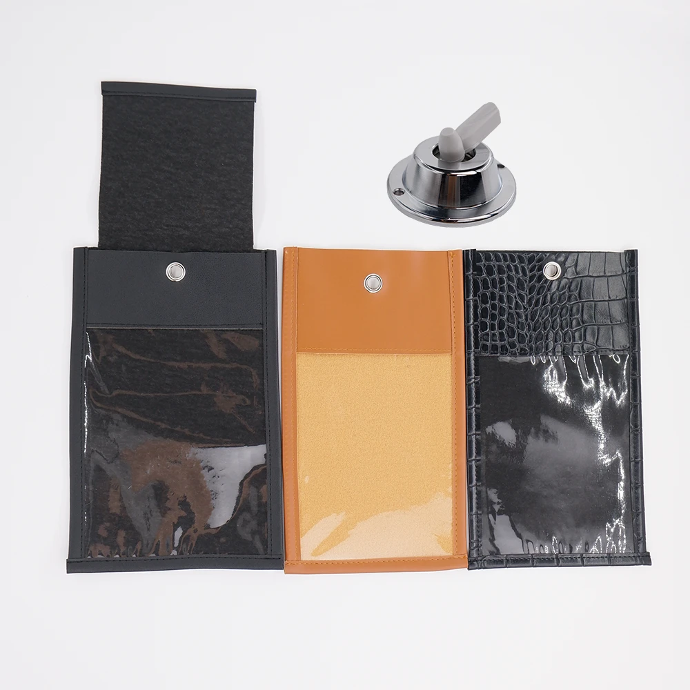 TC PU Leather Reusable Anti Camera Mobile Phone Bag No Video Photography Allowed Phones Privacy Pouch for Secret Area