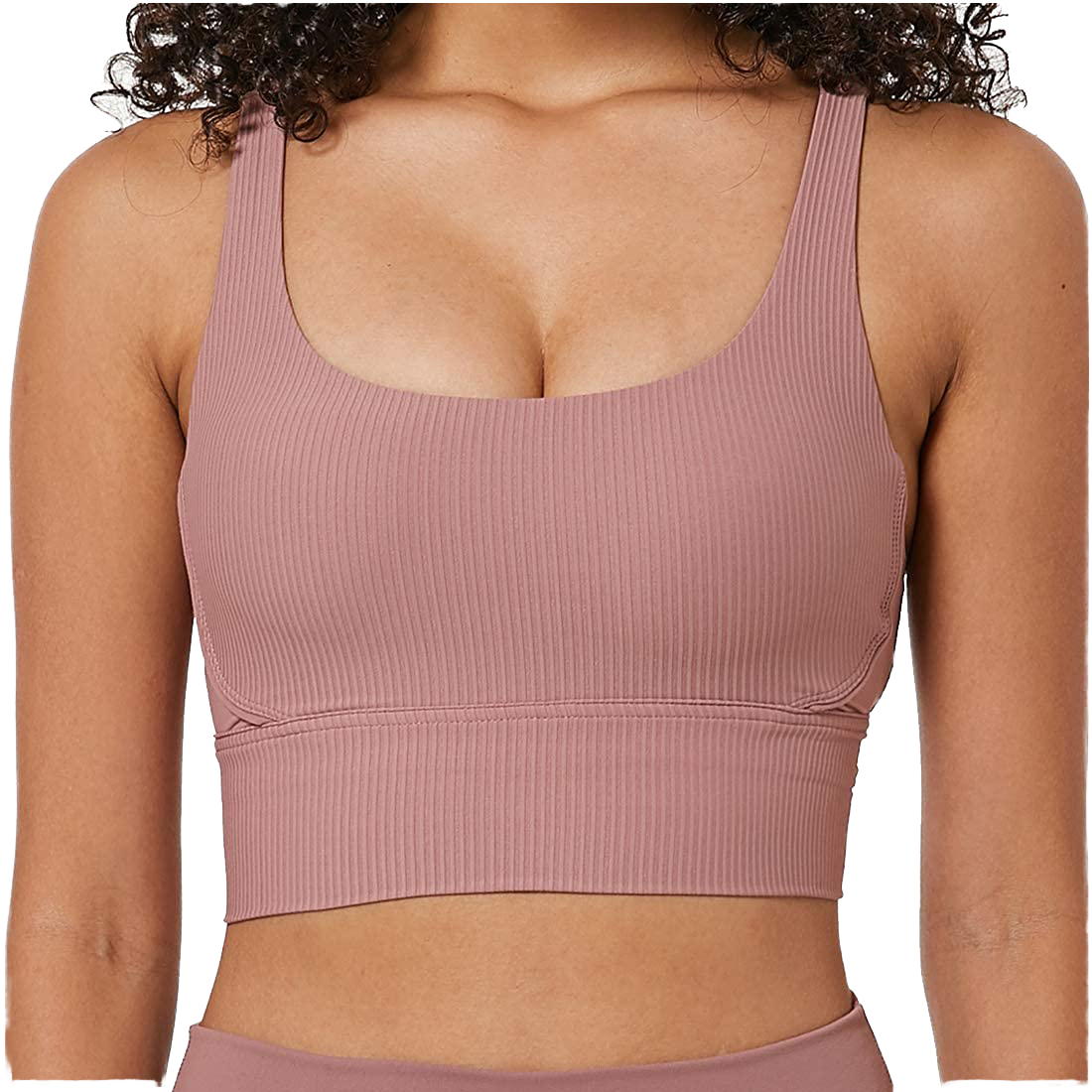 U Neck Seamless Front Logo High Support Breathable Washed Lace Sports Bra for Women Yoga Running Factory Wear