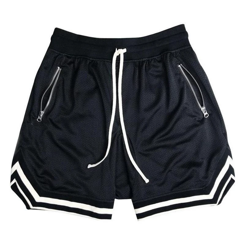 Active Gym Shorts Men's 100% Cotton Elastic Waist Knitted Custom Logo OEM Service Anti-Wrinkle Quick Dry Breathable Casual Print
