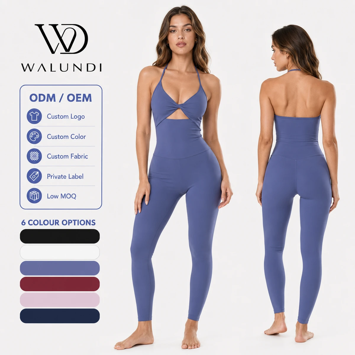 Cross-border European American Yoga Top Halter-neck tank Spandex/Nylon Solid Tight-fitting Sexy Outerwear Workout Sports