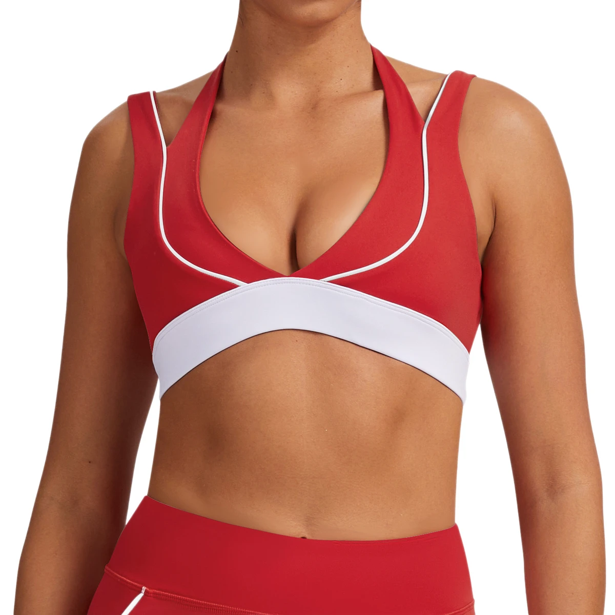 Women's Lightweight High Support Yoga Gym Sports Bra Plus Size Breathable Quick Dry Sweat-Wicking Adjustable Straps