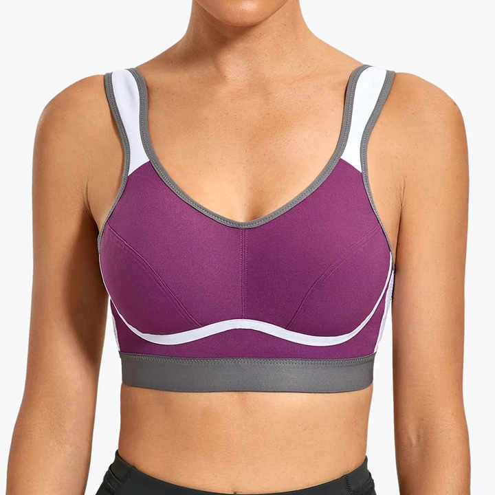 Comfortable Breathable Custom Factory Fitness Yoga Wear Girls Solid Color Latest Design Sports Bra Outfit Strappy Sport Bra