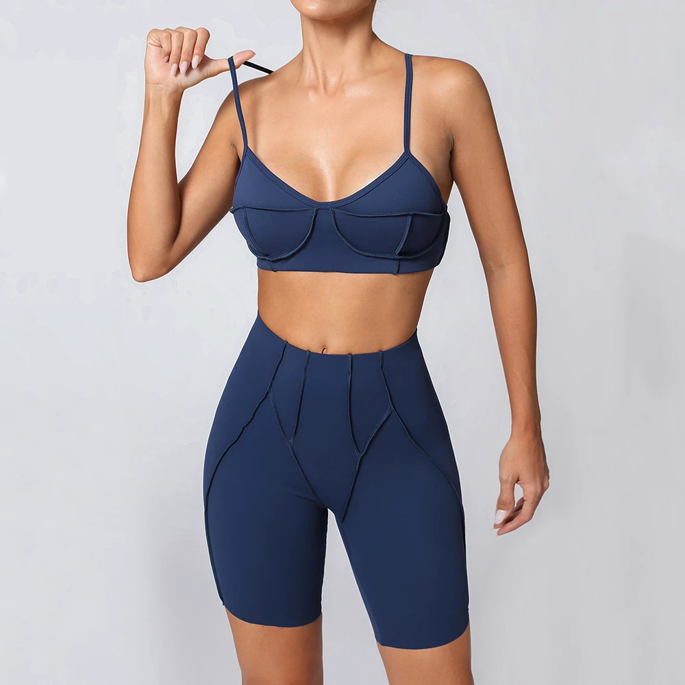 Wholesale High-quality Tight Yoga Sets, Quick Drying Fitness Clothes, Summer Running Sports Sets