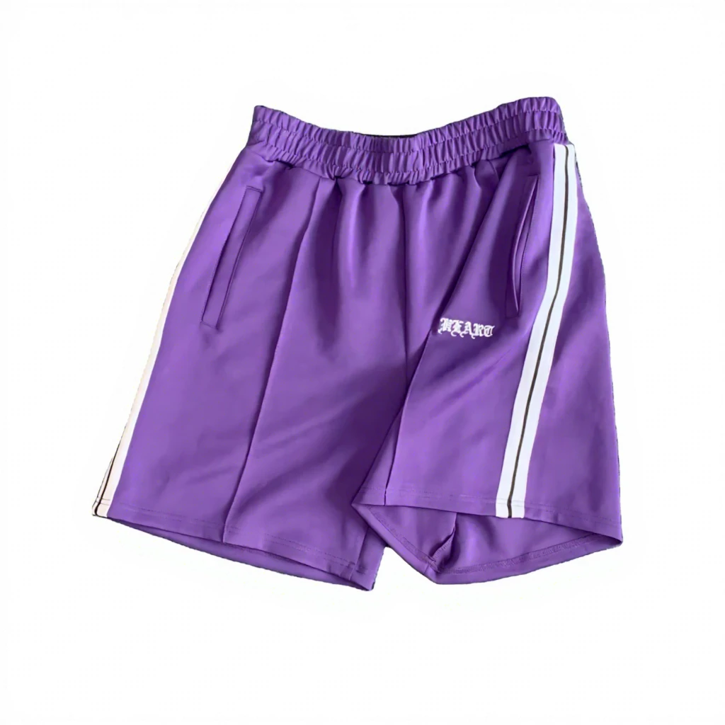 Custom Logo Men's Plus Size Striped Sport Shorts Palm 3D Printed Loose Stretch Summer Casual Board Shorts Embroidered Angel