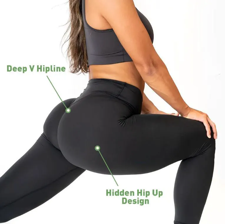 Yoga Pant Scrunch Butt Leggings Women Outdoor Sports Gym Tight Leggings Plus Size Breathable Solid Adults