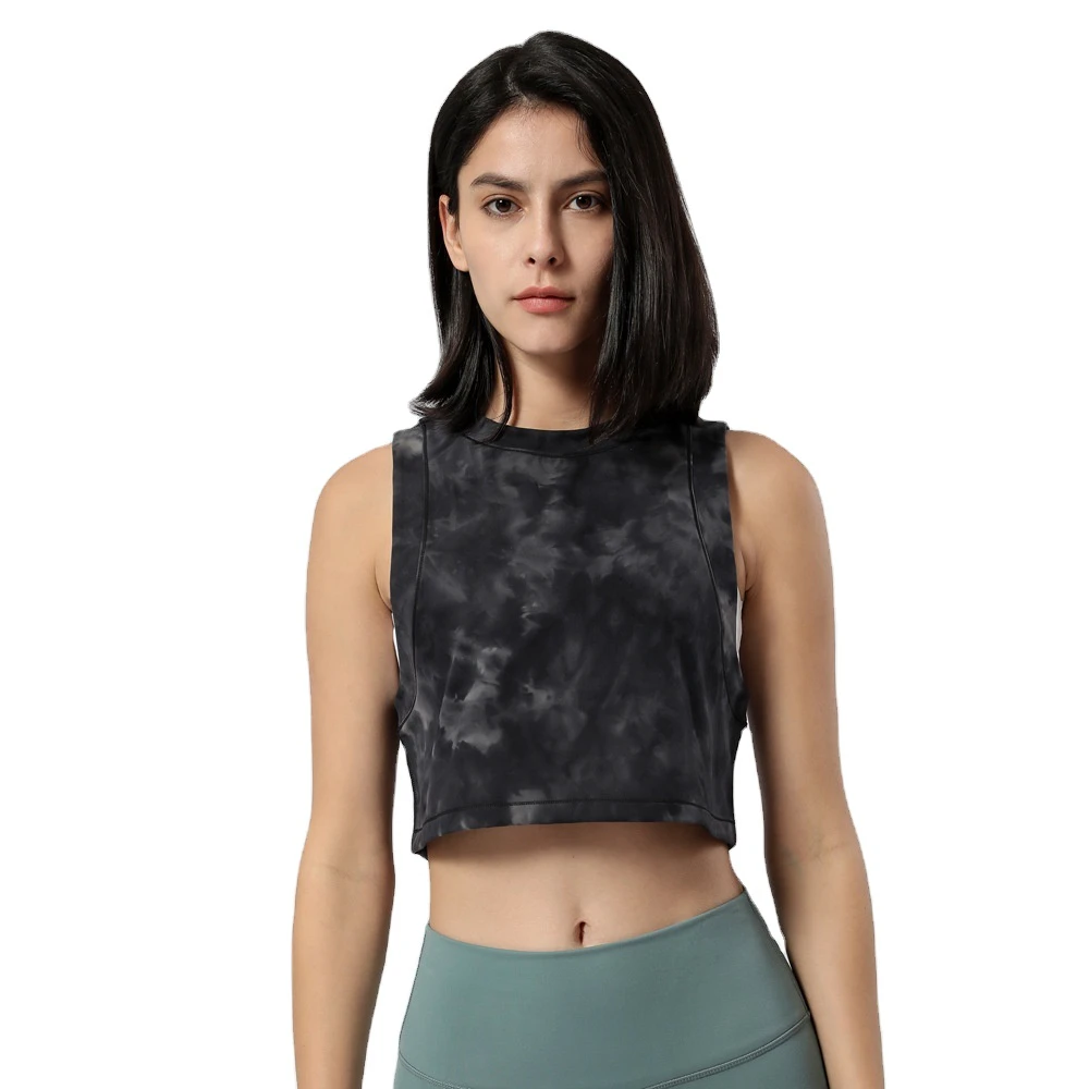Wholesales Sports Top Women Leisure Sleeveless Gym Vest Fitness Sexy Loose Yoga Vest Breathable Women Sports Vest