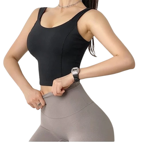 Womens Custom Yoga Sports Bra Backless Push Up Seamless Halter Strap Quick Dry Fitness Bra for Gym & Running
